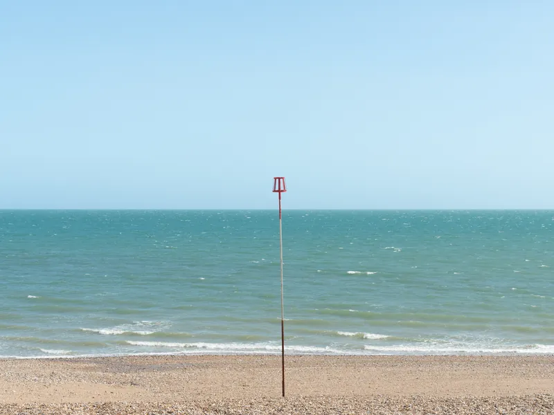 Tide marker, Aldwick Bay. 2024.